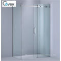 Salle de douche avec cadre en acier inoxydable en forme de U (AKW05)